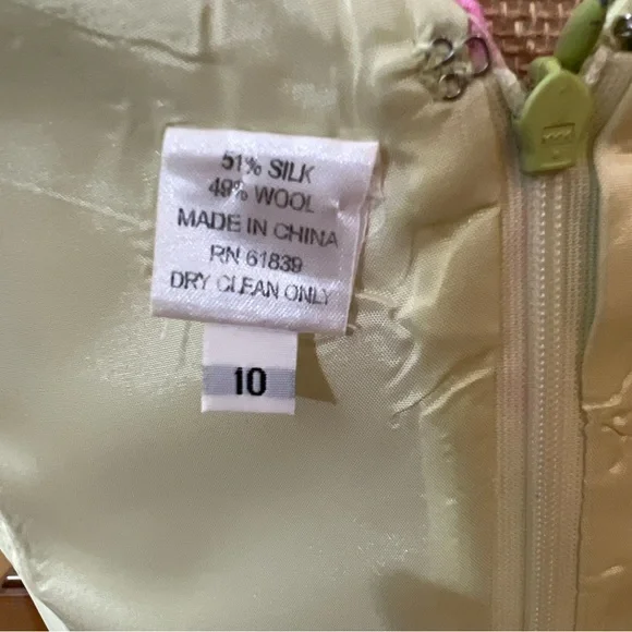 ❤️Rickie Freeman by T. J. Nites 2 Pc Silk and Wool Dress and Jacket.  Size 10. - Picture 13 of 16